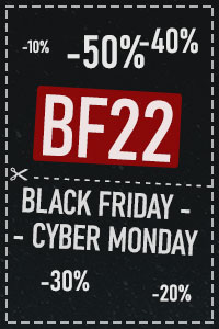 During Black Friday weekend, up to 50% off
